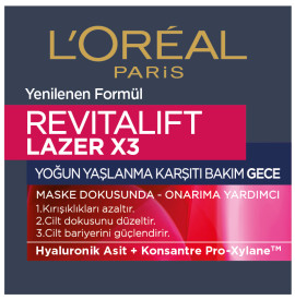 revitalift lazer gece  bakım kremi